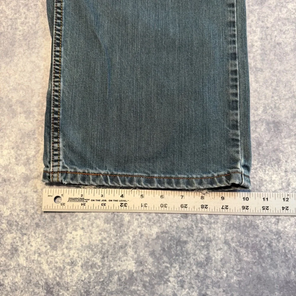 VTG Levis 569 Loose Straight Jeans Mens 36x34 Blue Medium Wash Baggy 2005 Y2K